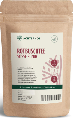 Achterhof Rooibos Tee, koffeinfrei, Süße Sünde, 100g - Bild 1