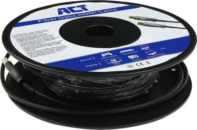 ACT AK3935 HDMI-Kabel Typ A Schwarz 50 m - Bild 1