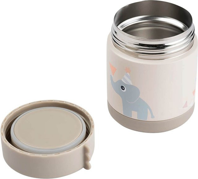 Done By Deer Thermobehälter Tiny Farm in Beige 300 ml - Bild 1