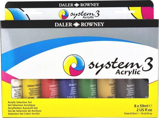 Daler-Rowney System 3 Acrylfarben Set Multicolor - Bild 1