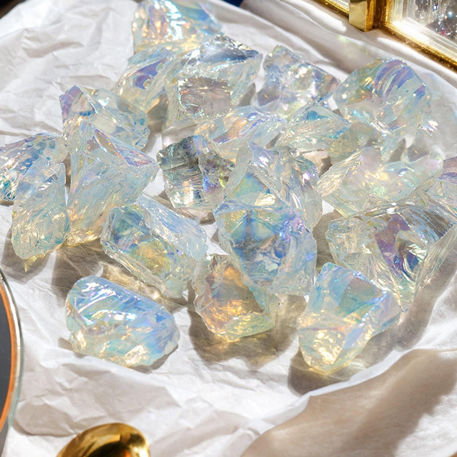 TolTales Unregelmäßiger Roh-Opal in Multicolour als Edelstein für Aromatherapie und Kunsthandwerk - Bild 5