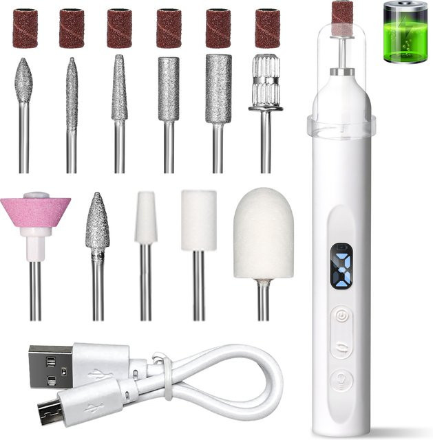 Limegirl Elektrische Nagelbohrmaschine und UV-Lampe, Lila, Unisex - Bild 1
