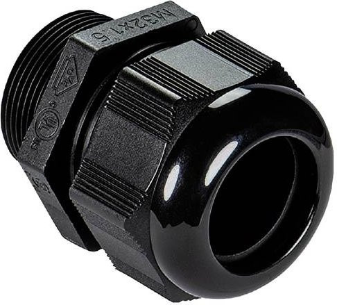 Wieland Electric Kabelverschraubung Z5.507.1353.1 aus Kunststoff in Schwarz, 10 Stück - Bild 1
