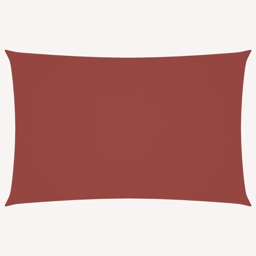 vidaXL Sonnensegel aus PU-beschichtetem Oxford-Gewebe, rechteckig, Terrakotta-Rot, B x L: 4 x 7 m - Bild 2