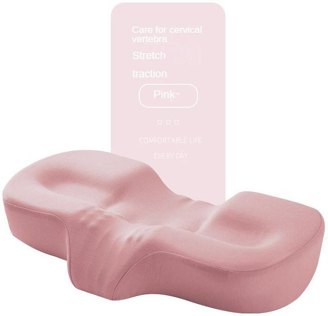 Yiran Furniture Schmetterlings-Nackenkissen aus Memory-Foam in Pink für Erwachsene - Bild 1