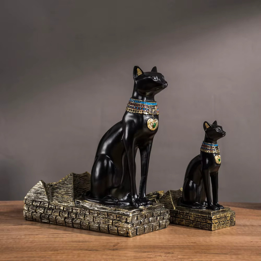 RAKKS Anubis Weinregal aus Kunstharz in Schwarz im antiken Design - Bild 2