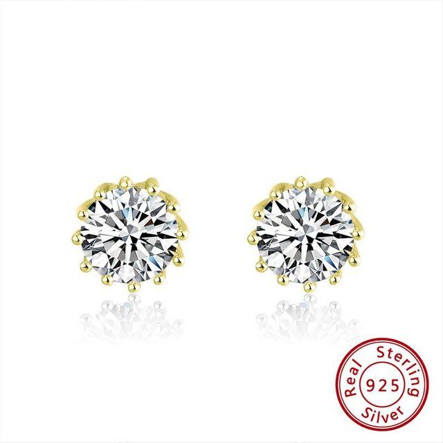 Ohrringe 925 Silber, Zirkonia, Damen - Bild 1