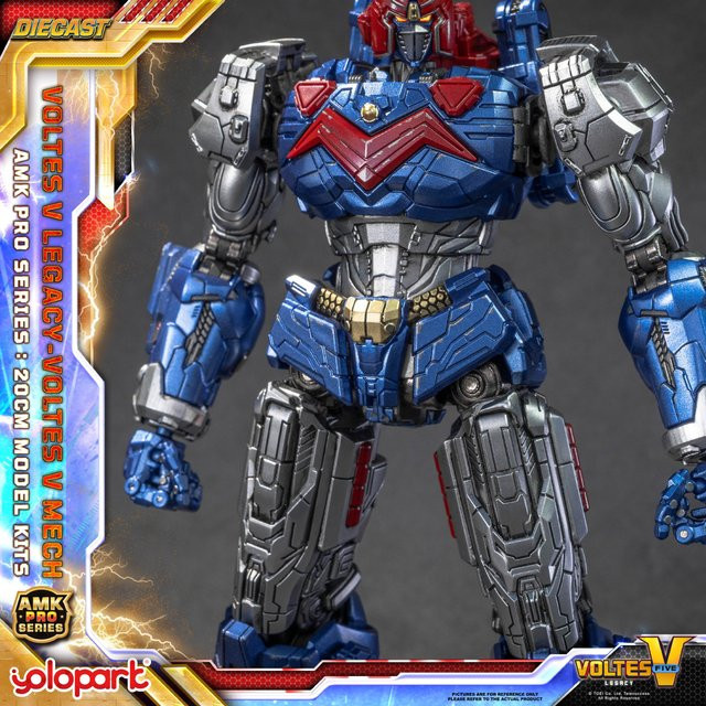 YOLOPARK Voltes V Legacy Mech Modellbausatz, 20cm - Bild 1