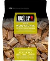 Weber Wood Chunks Räucherholz aus Apfelholz, 1,5 kg, braun - Bild 1