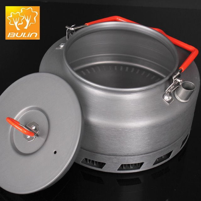 Bulin Camping Wasserkocher aus Legierung in Grau, 1,1 l oder 1,6 l - Bild 1