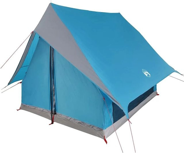 vidaXL Zelt mit Dach in Blau aus Polyester, B/T/H: 220 x 233 x 184 cm - Bild 1