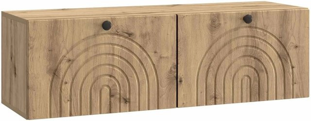 vidaXL Wandmontierter TV-Schrank Artisan-Eiche in Braun, B/T/H: 98 x 31 x 30 cm - Bild 1