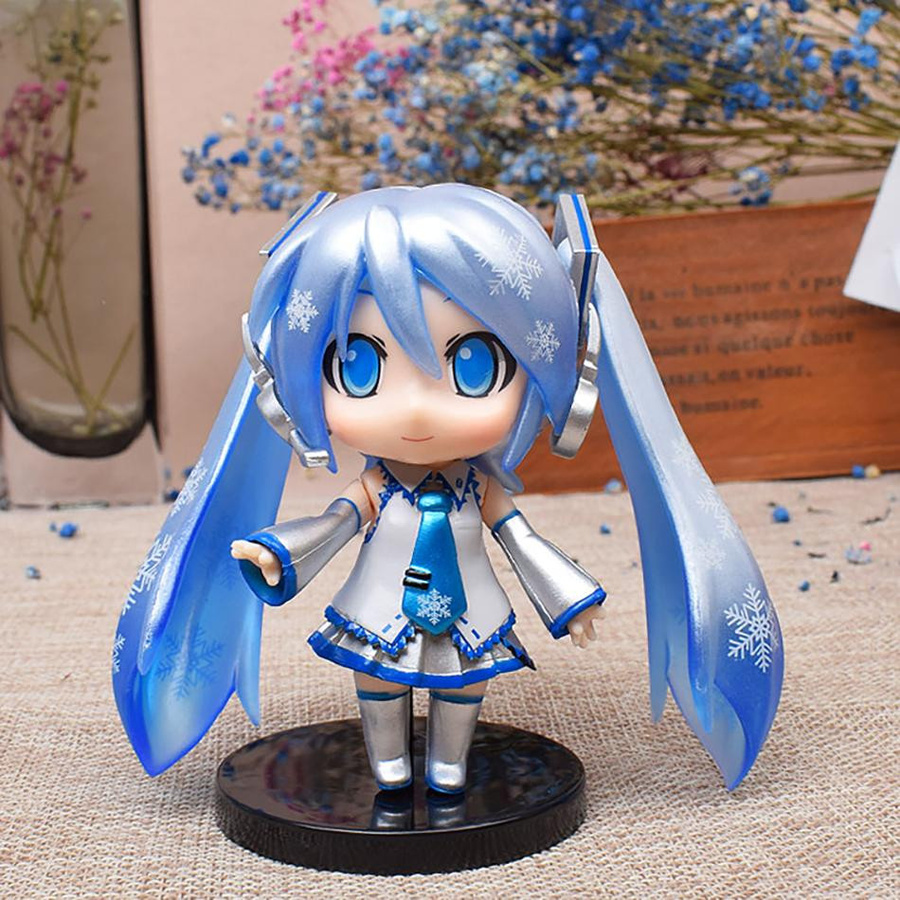 Hatsune Miku Anime Figur von Discover Intime in Rosa und Grün aus PVC als Tischdekoration - Bild 3