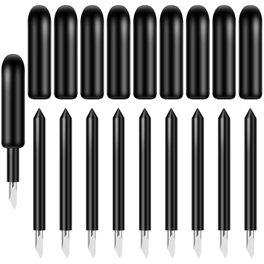 10 Stück Cricut 60-Grad-Schneideklingen in Schwarz für Cricut Explore 3, Air 2, Air, One sowie Cricut Maker 3 und Maker aus Stahl - Bild 6