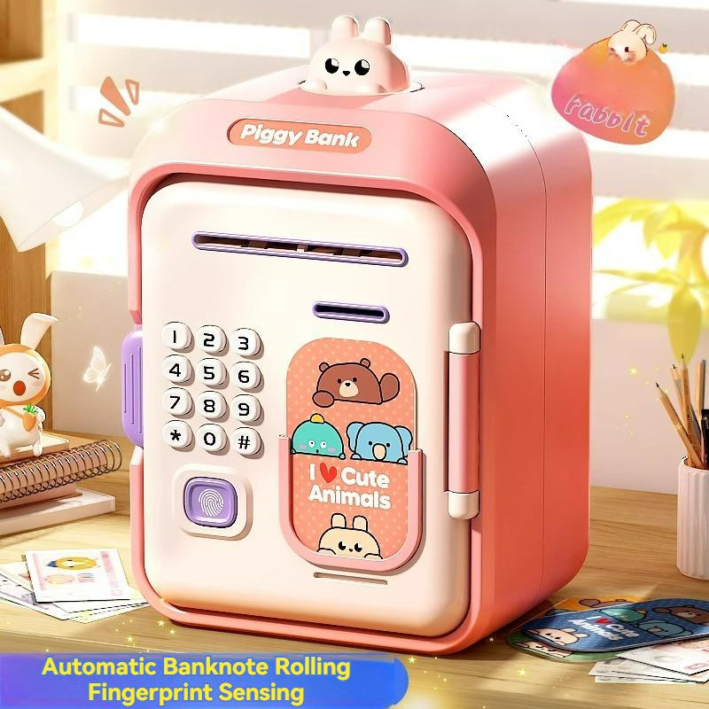 Elektronisches Sparschwein Kinderkasse mit Musik und Fingerabdruck, 3-6 Jahre - Bild 4
