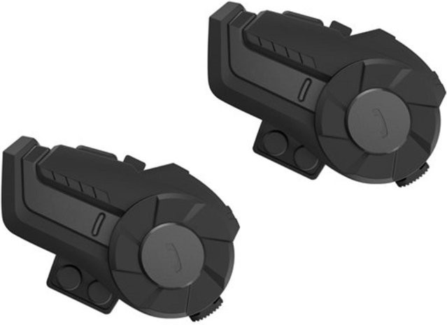 Hysnox HY-1001 Motorradhelm-Gegensprechanlage mit Bluetooth 5.0, Vollduplex-Funktion, 800 m Reichweite und IP65 Schutz, 2er-Set, schwarz - Bild 1