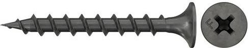 Fischer Schnellbauschraube 665090 mit Kreuzschlitz Phillips aus galvanisiertem Stahl in Silber, Durchmesser: 3,5 mm, Länge: 35 mm, 1000 Stück - Bild 1