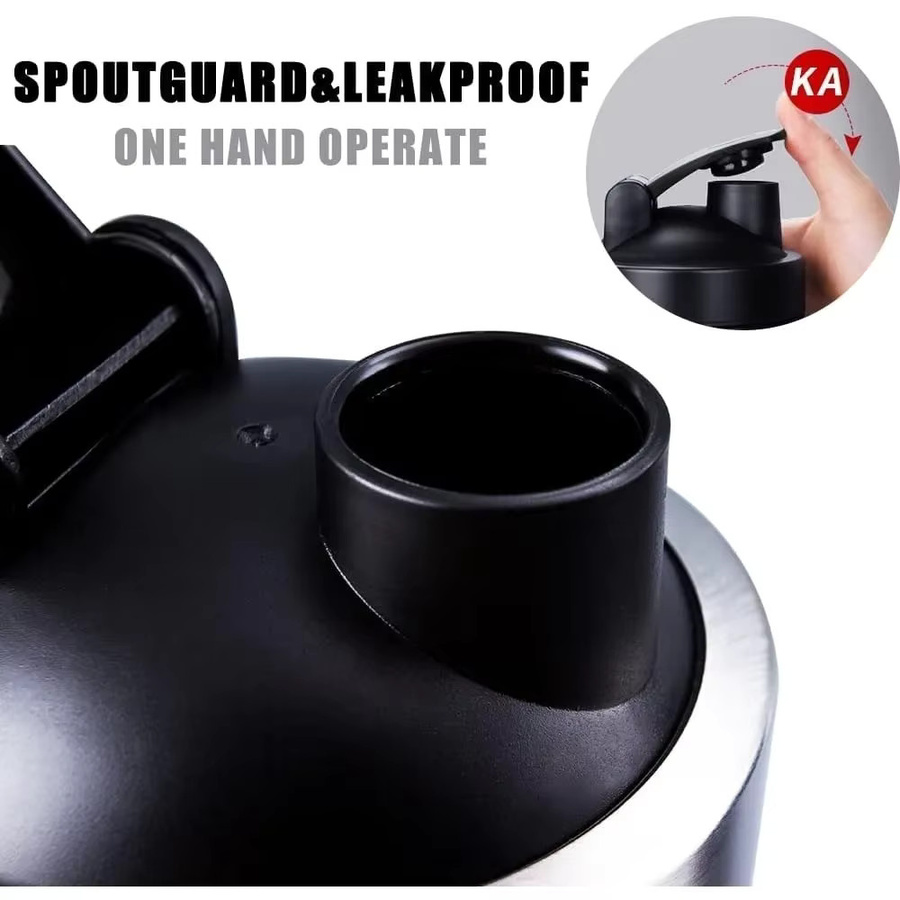 Kahla Premium Protein-Shaker-Becher aus Edelstahl mit Metall-Edelstahlkugel, Silber, 700 ml - Bild 3