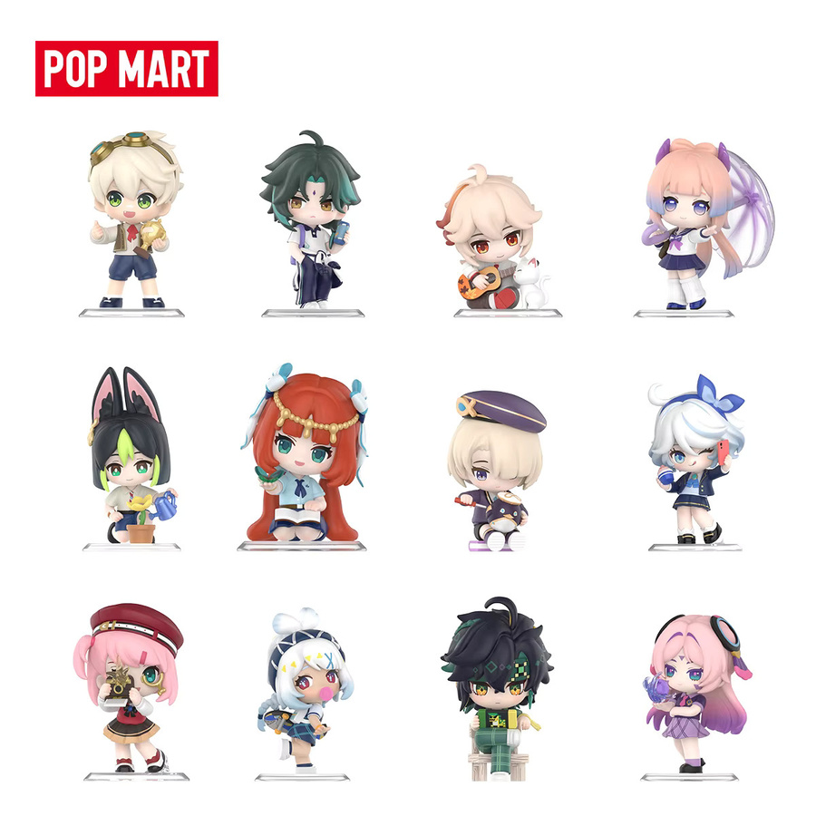 POP MART Genshin Impact Academy's Light and Shadow Poetry Chibi-Serie, Figuren, Einzelfigur, ab 14 Jahren - Bild 3