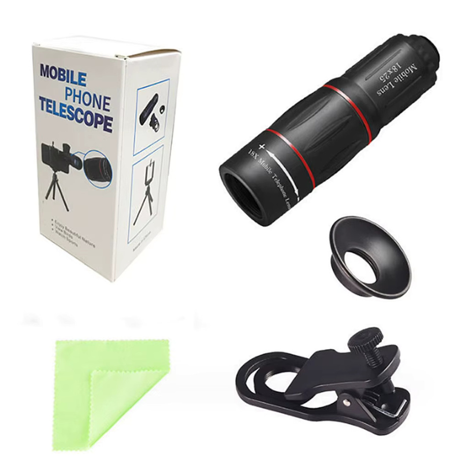 ALLOET Handy Kamera Objektiv Clip-On Zoom Teleobjektiv in Schwarz für Camping, Jagd und Sport - Bild 6