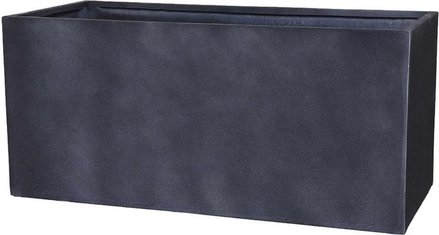 Vivanno Pflanztrog Maxi aus Fiberglas in Anthrazit, B/T/H: 100 x 45 x 45 cm - Bild 1