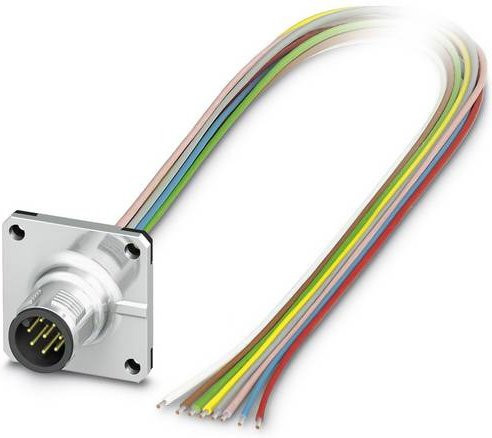 Phoenix Contact 1441684 Sensor-Aktor-Einbausteckverbinder M12 Stecker, 8-polig, multicolour, 0,50 m - Bild 1