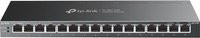 TP-Link TL-SG116P Unmanaged Switch mit 16 x 10/100/1000 Mbps Ports und PoE+ (120 W) in Schwarz - Bild 1