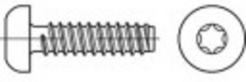 TOOLCRAFT Linsenblechschrauben T-Profil aus Stahl, silber, Durchmesser: 4,2 mm, Länge: 22 mm, 500 Stück - Bild 1