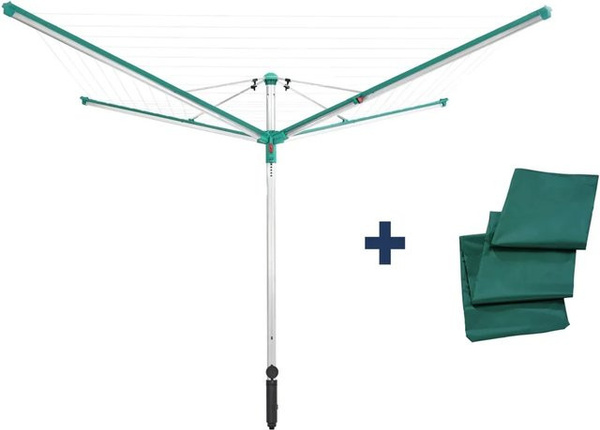 Leifheit Wäschespinne Linomatic 600 Deluxe Cover in Grün