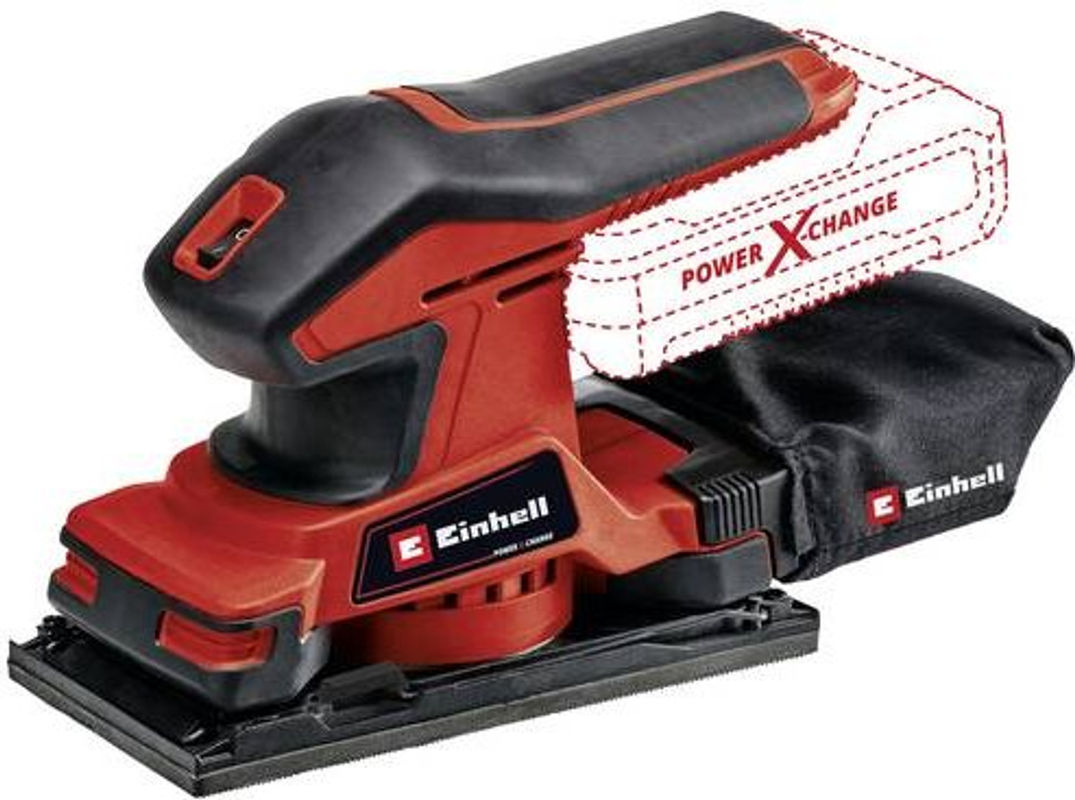 Einhell Power X-Change Akku-Schwingschleifer TC-OS 18/187 Li Solo, 18V, rot/schwarz - Bild 2