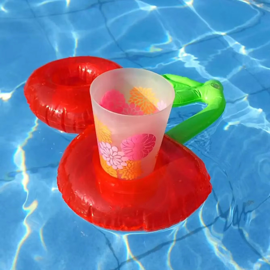 Aufblasbarer Kirsch Getränkehalter in Rot für Pool und Schwimmbad - Bild 2
