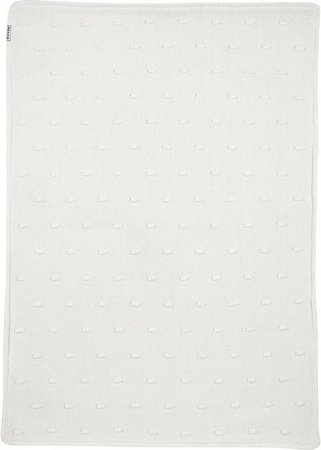Meyco Baby Babydecke Knots Teddy Weiß, B/B: 75 x 100 cm, 2.0 TOG