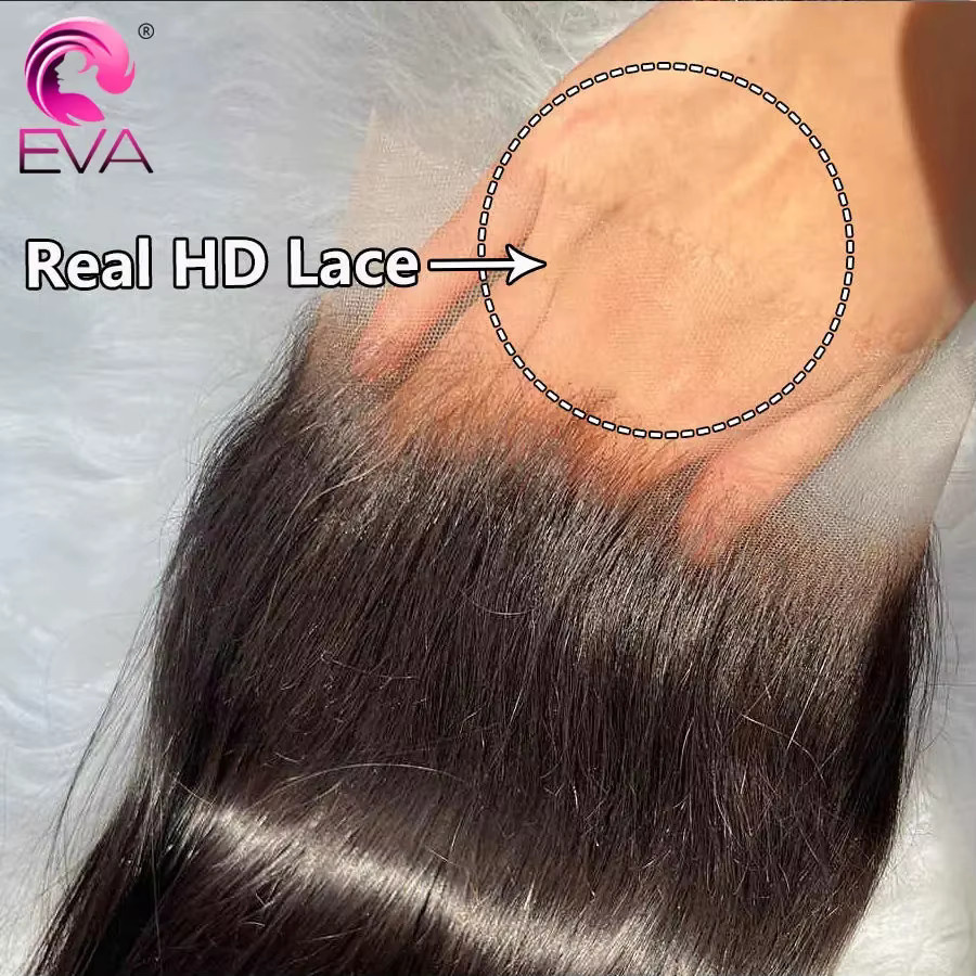 Eva Hair Echthaarverschlüsse, 13x4 und 13x6 HD-Spitze, vorgezupft - Bild 5