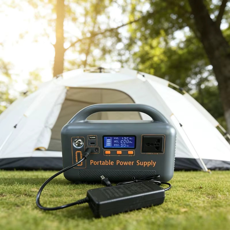 SUYIJIA Tragbare Powerstation 400W 192Wh LiFePO4 Solargenerator mit 220V für Camping und Outdoor in Schwarz - Bild 3