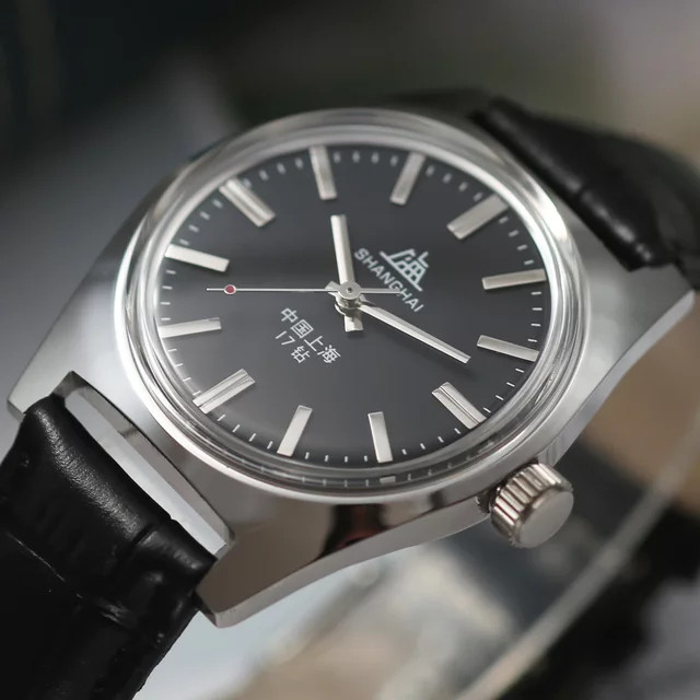 HEIMDALLR Armbanduhr, Handaufzug, Edelstahl, 36 mm, Herren, Schwarz - Bild 1
