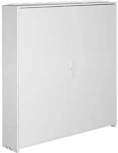 Hager Schrank aus Stahl in Reinweiß (RAL 9010), B/H/T: 105 x 110 x 20,5 cm - Bild 1