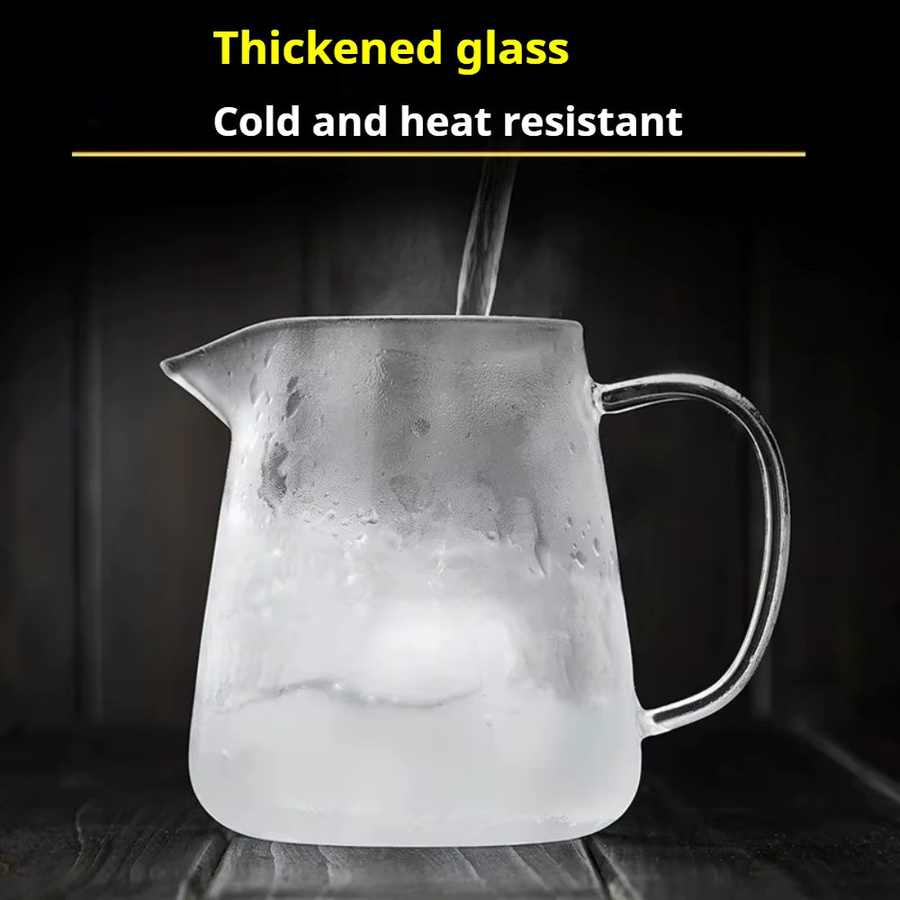 FEB.WIND Glas-Teekanne mit Edelstahl-Tee-Ei in Transparent für blühenden und losen Tee - Bild 2
