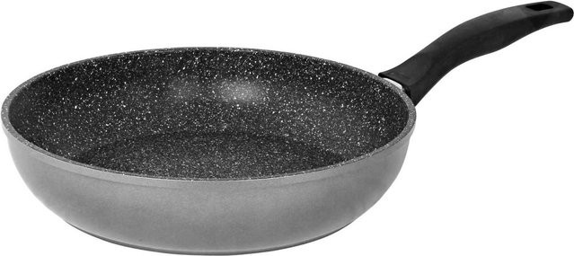 Stoneline Schmorpfanne aus Aluguss mit Steinpartikel-Beschichtung, Grau, Durchmesser: 24 cm - Bild 1