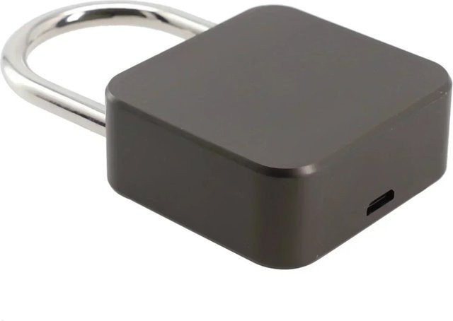 Robustes digitales Zeitschloss aus Metall mit LCD-Timer, USB wiederaufladbar und wasserdicht, schlüsselloses elektronisches Vorhängeschloss für deine Heimsicherheit - Bild 1