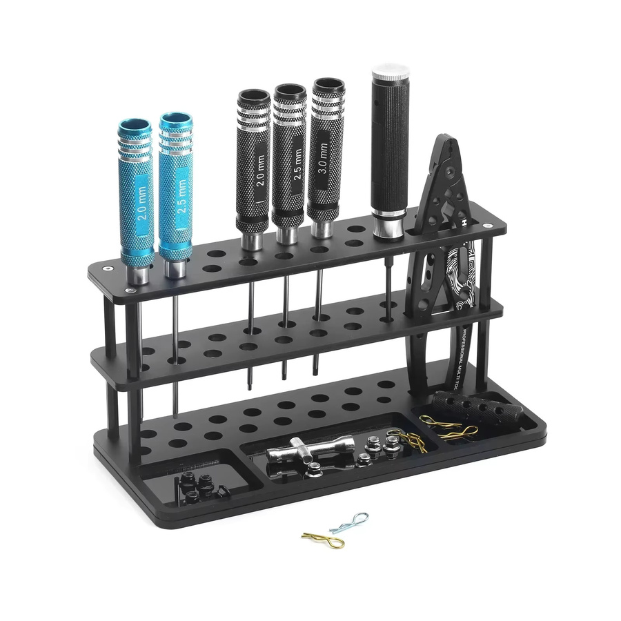 Acryl Schraubendreher Lagerung Rack als Werkzeug-Organisator für RC-Modellbau und Werkstatt - Bild 2