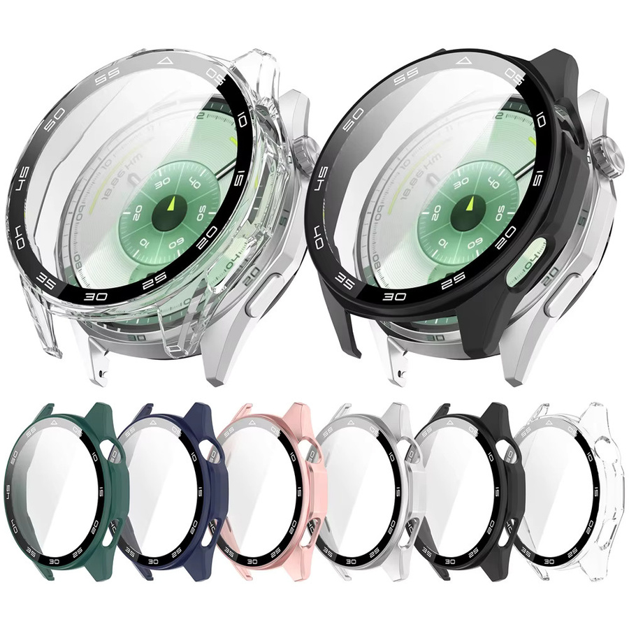 Huawei Smartwatch Schutzfolie mit Hülle, Schwarz - Bild 3