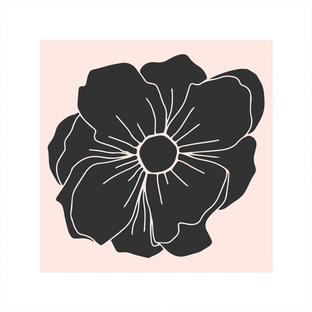 May&Berry Stempel Blüte in Dunkel Nude, B/B: 4,5 x 4,5 cm - Bild 1