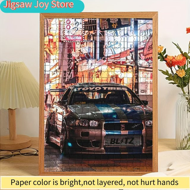 Rastar Nissan Skyline GT-R (R34) Papier-Puzzle, bunt - Bild 1