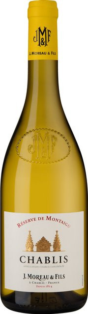 Moreau Réserve de Montaigu Chablis AOP Chardonnay trocken 2023 Weißwein 0,75 l - Bild 1