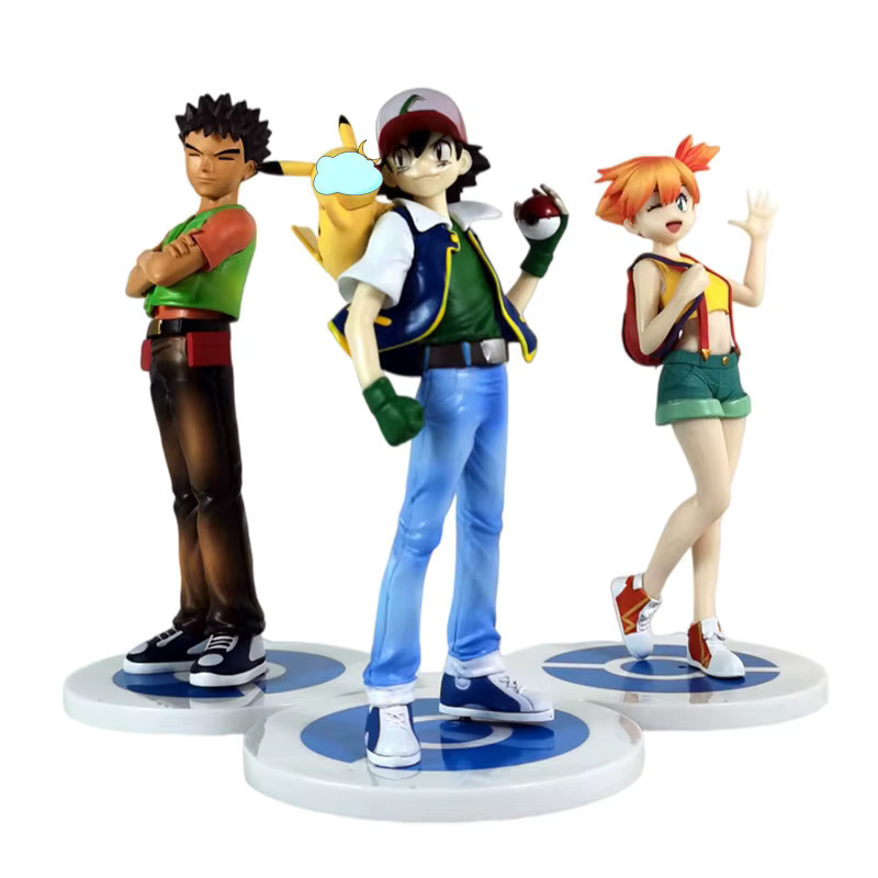 TAKARA TOMY Pokémon Ash Brock Misty, Actionfiguren - Bild 2