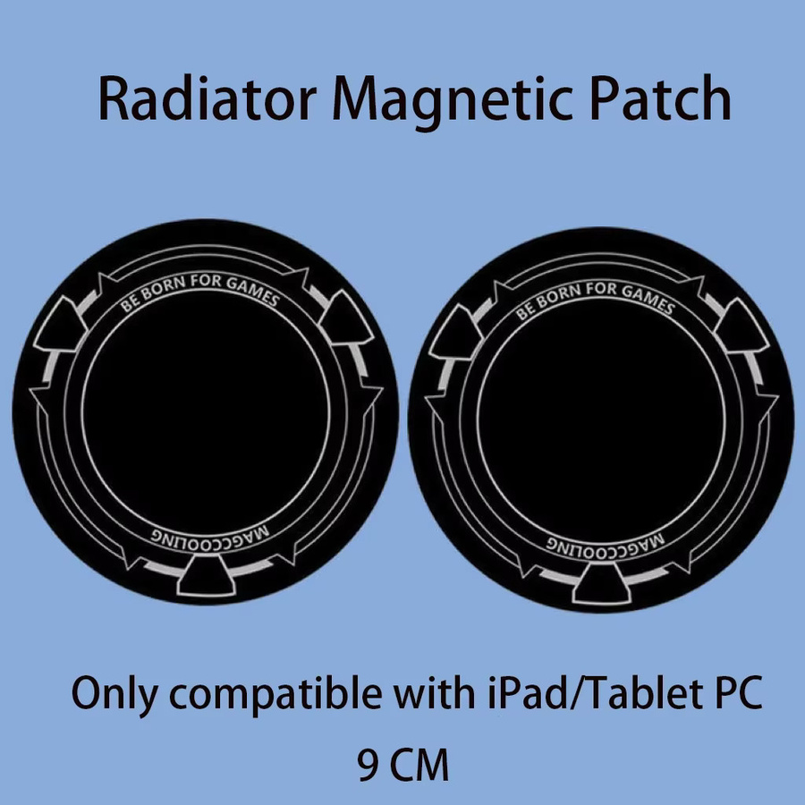 WSSHE MagSafe Magnetische Metallplatte Ring in Schwarz für iPad und Tablet PC, Durchmesser: 9 cm - Bild 3
