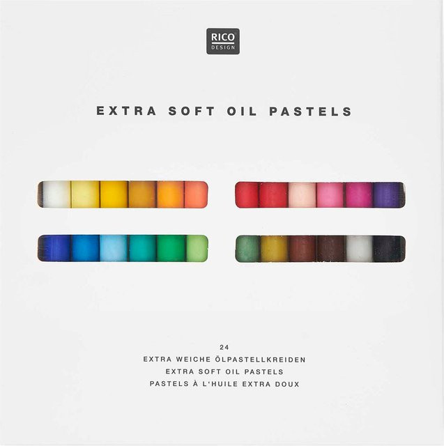 Rico Design Ölpastellkreide mit 24 Farben in Multicolour - Bild 1