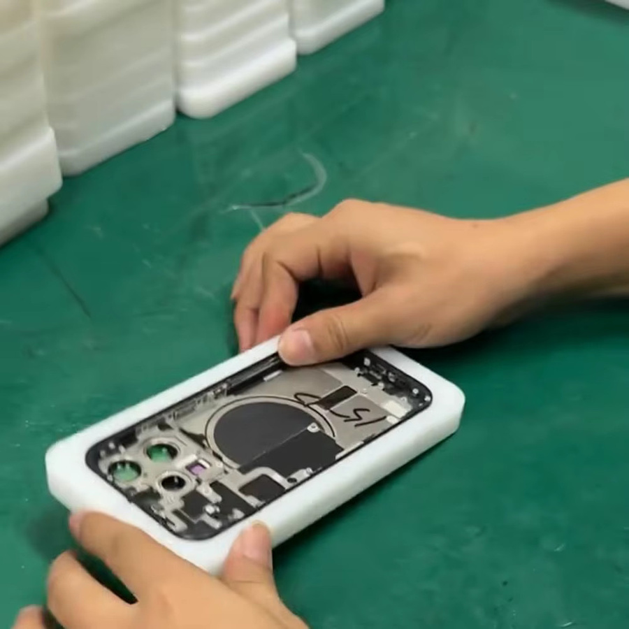 Refox LCD Bildschirm Polierform für iPhone 12 bis iPhone 17 wasserdicht für Display Reparaturen - Bild 3
