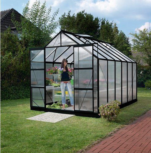 Vitavia Gewächshaus Uranus 9900 HKP Schwarz B: 257 cm, T: 383 cm - Bild 3