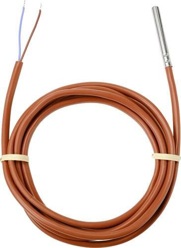 TRU COMPONENTS PT100 Temperatursensor TC-9779564 braun, Messbereich -50 bis 200°C, Kabel mit offenem Ende - Bild 1